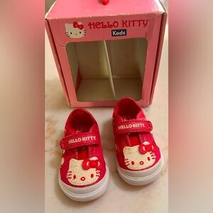 Hello Kitty Kids Sneakers - Red and White